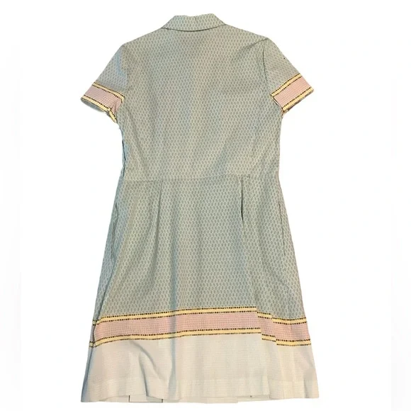 Tory Burch Light Blue and Yellow Dress - Picture 4 of 5